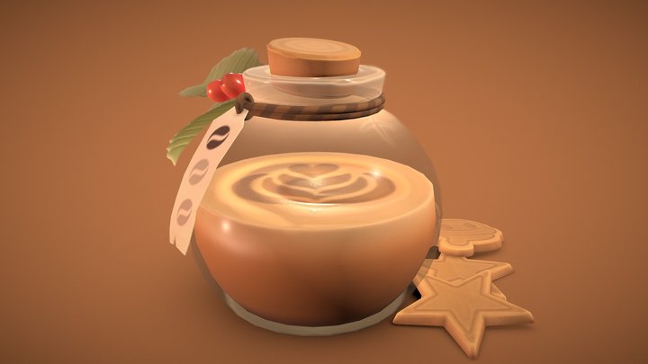 Coffee Potion 3D Model