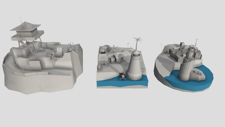 RustBorn - Blockout 3D Model