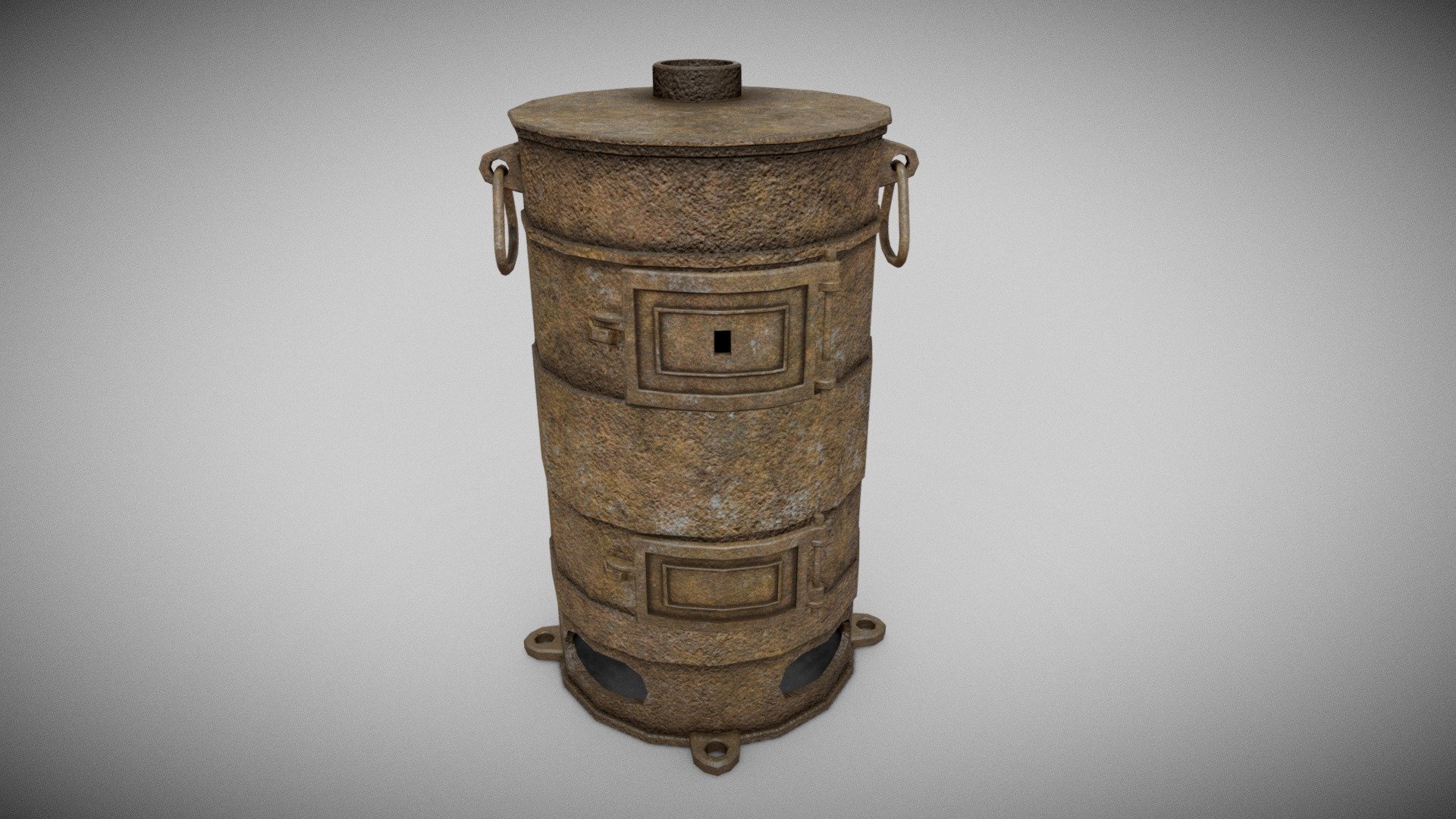 Old potbelly stove