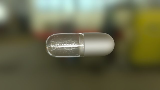 DNA capsule 3D Model