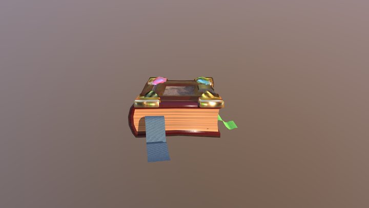 The Tome of Magic 3D Model