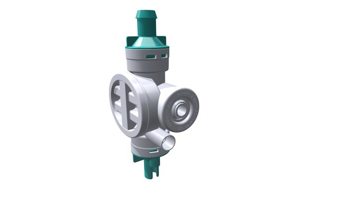 Quantex Pump - LR20 Dilution, Mixer fittings 3D Model