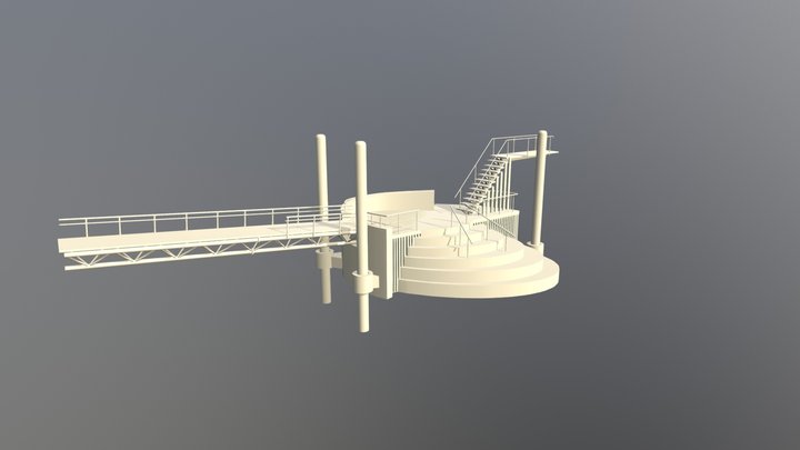 Stupetårn Hamar 3D Model