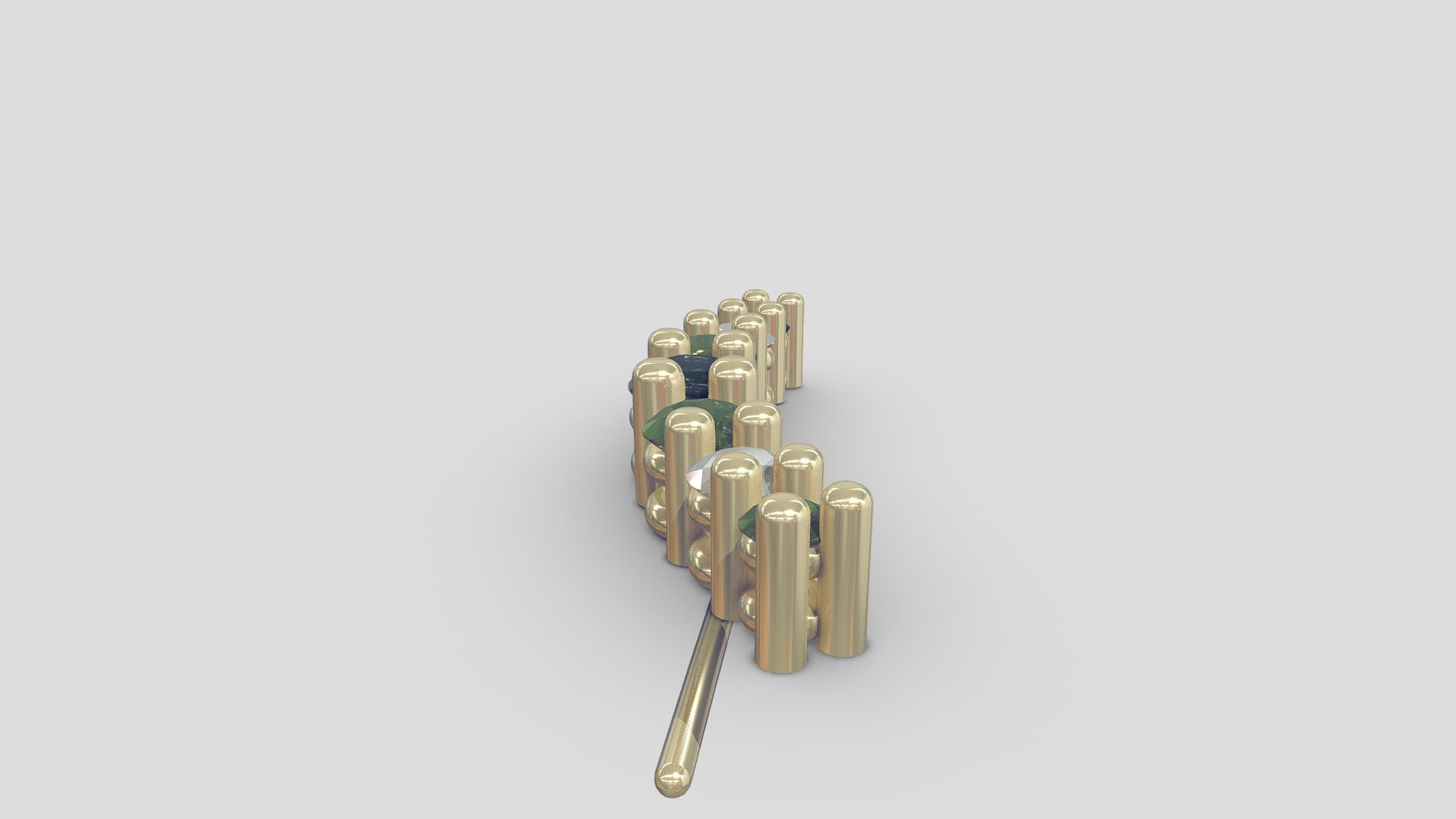 Emerld Earring-2