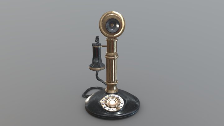 Office electronics telephone retro – Modèle 3D gratuit STL