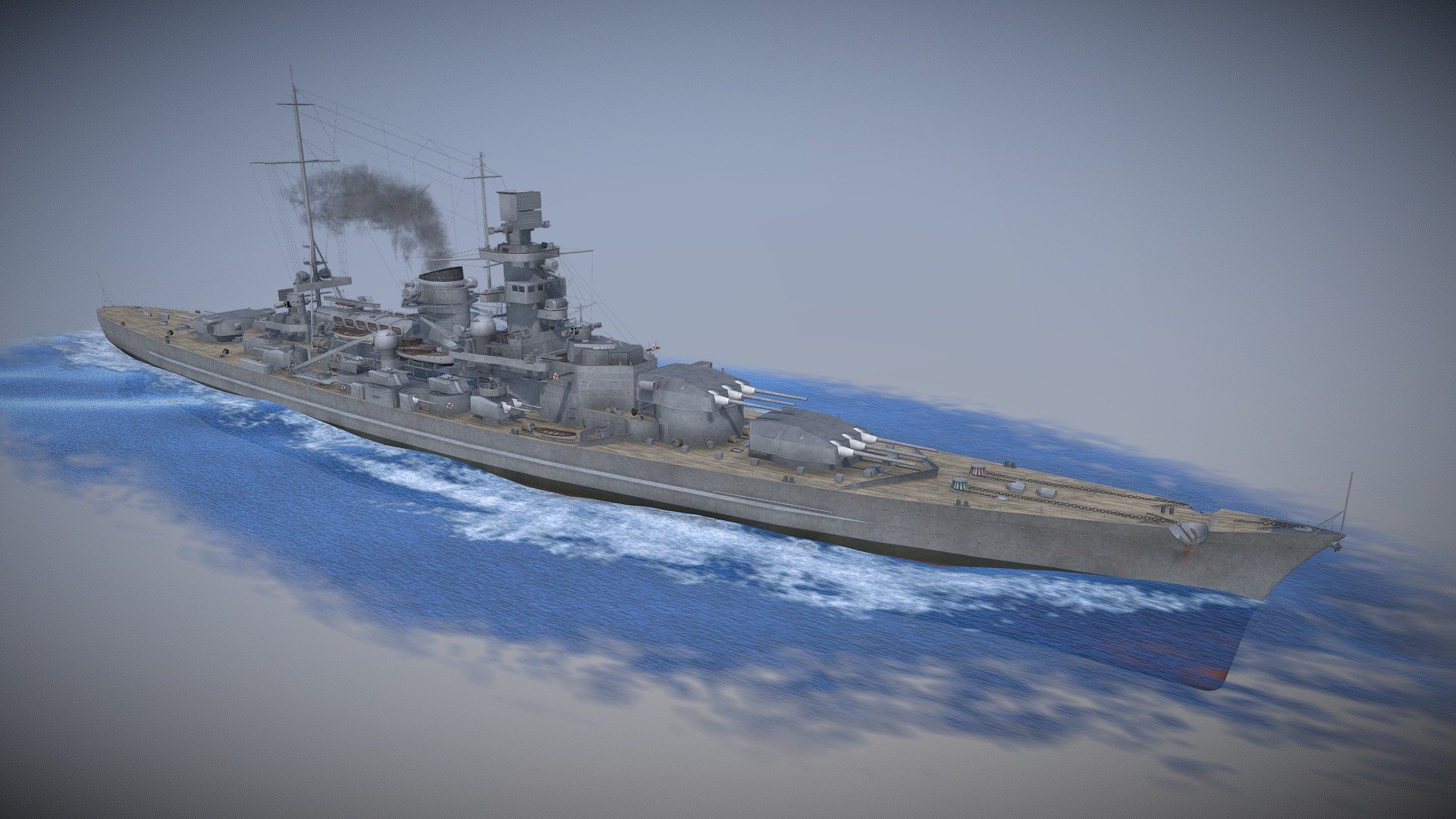 Scharnhorst - Buy Royalty Free 3D model by ThomasBeerens [0144f06 ...