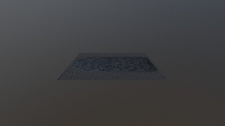 Manhole Cover 3D Model