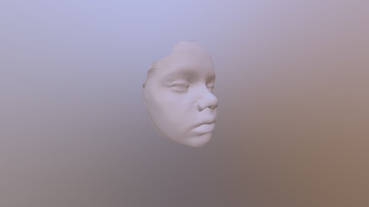 Face of a child 3D Model