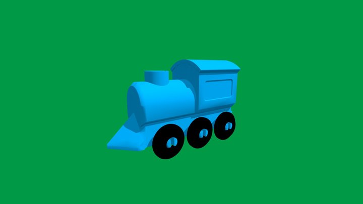 паравозик 3D Model