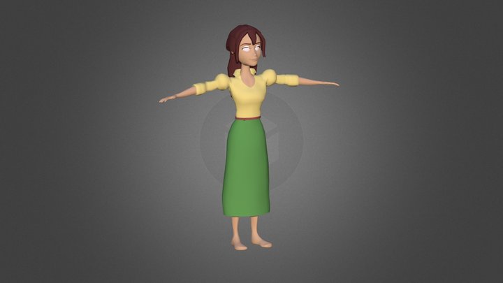 Jane Porter - textura do Sketchfab 3D Model