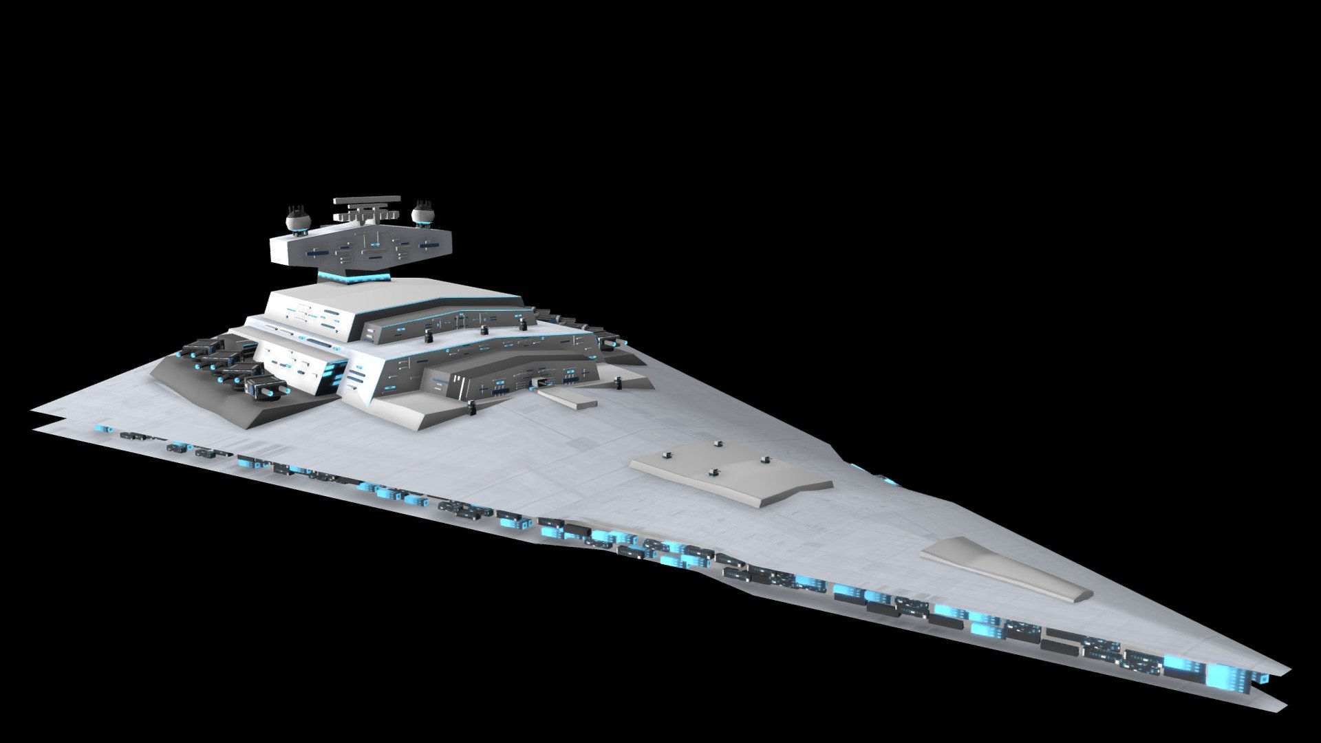 Imperial 1 Star Destroyer - Download Free 3D model by Admiral_Forever ...