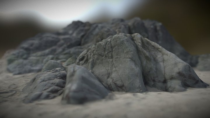 Beach rock- Sparse Cloud Test 3D Model