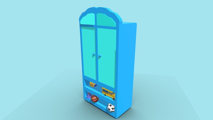 baby boy closet 3D Model