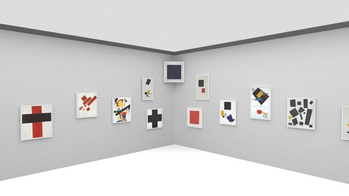 Kazimir Malevich // 0,10 Exhibition 3D Model