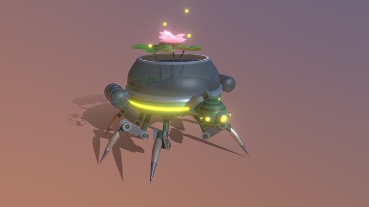 [XYZ School HW] Robot Lotus 3D Model