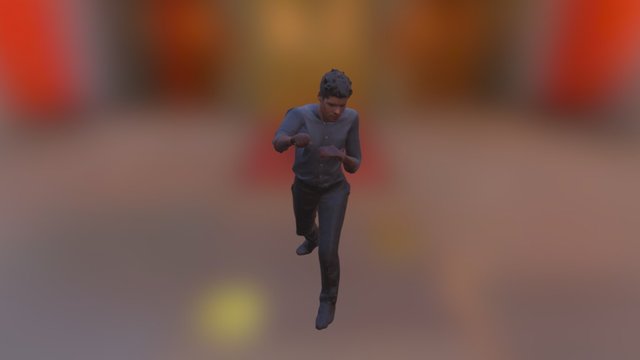 Pierre - Pose Boxeur 3D Model