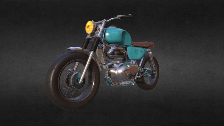 Cafe Racer 3D Model