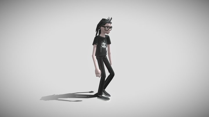 Skrillex_Walk_Animation 3D Model