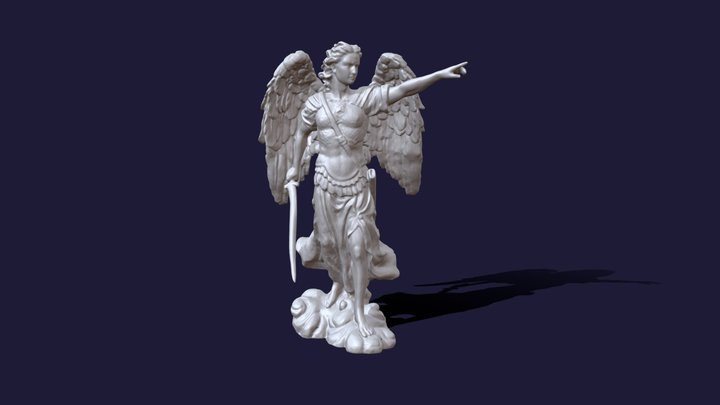 Arch Angel Gabriel 3D Model