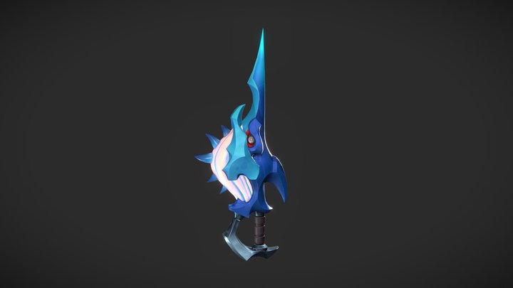 Dragon Sword 3D Model