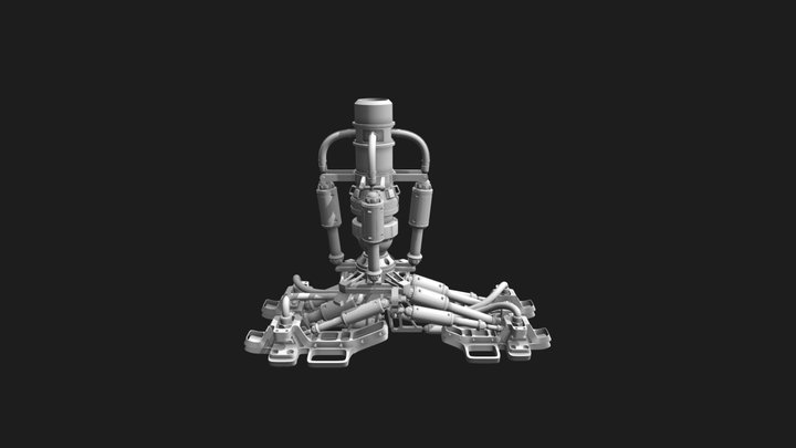Mechanical Foot 3D Model