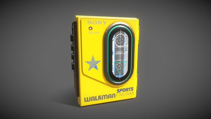 02 12 2019 Walkman - #RetroElectronicsChallenge 3D Model