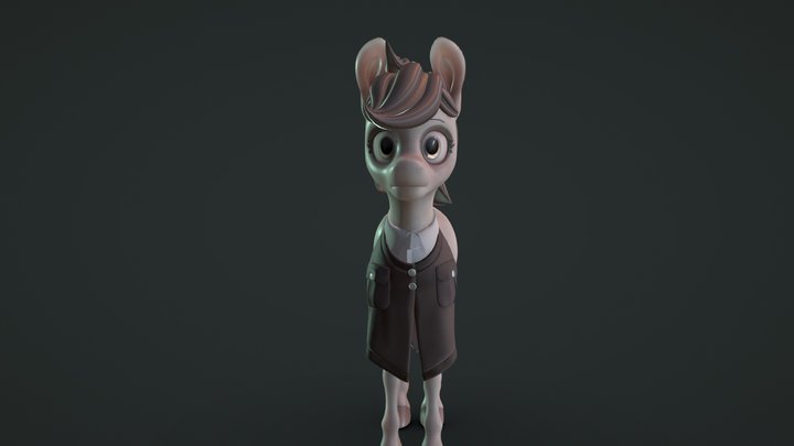 Regular horse 3D Model