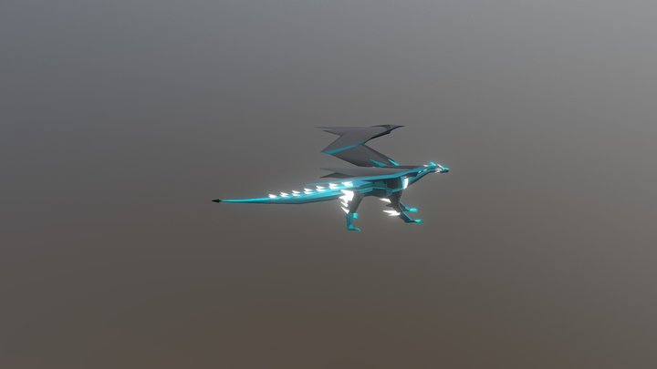 Dragon low poly 3D Model