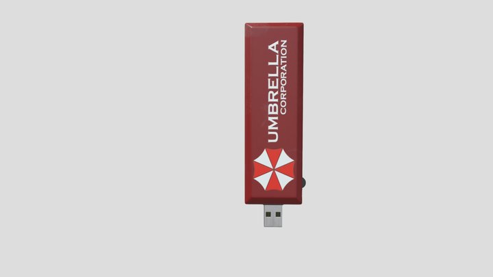 USB flash drive 3D Model