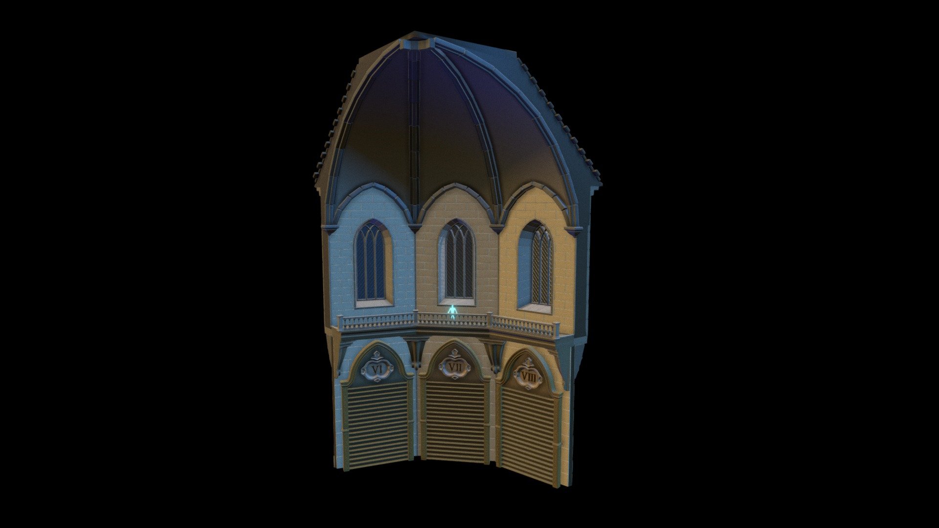 Tower sector (highpoly)
