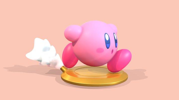 Kirby Running 3D Model