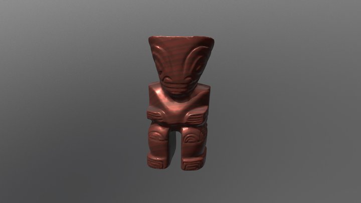Statue Tahiti 3D Model