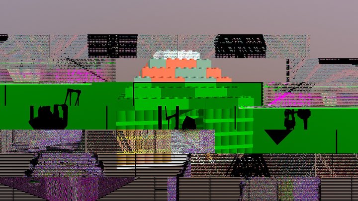 gy2oo2_GR3 "Kerstmarkt van LEGO" 3D Model