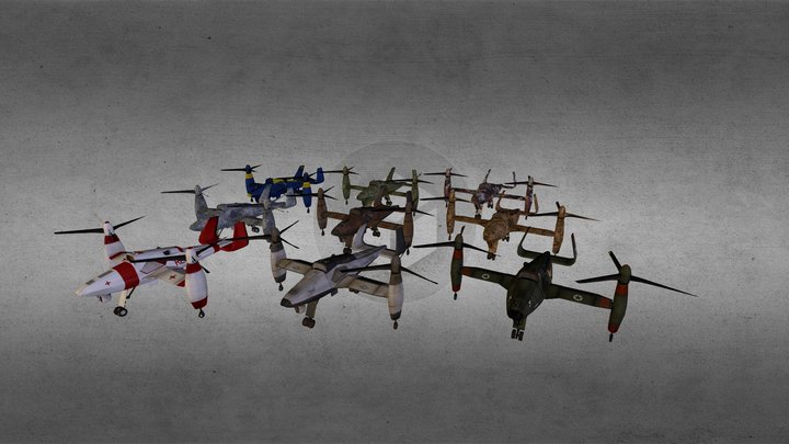 Drone Army 3D Model