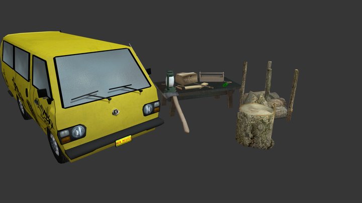 1IGP18_Kazakov_Misha_5FinishedProps 3D Model