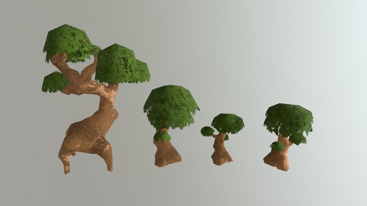 Bustbusters - Trees 3D Model
