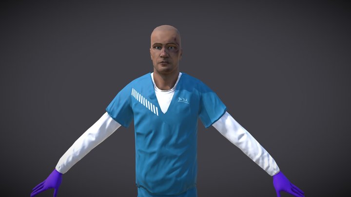 Doctor Dick (Optimized for videogames) 3D Model