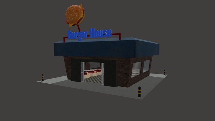 Burger Restaurant (WIP) – Modello 3D gratuito STL