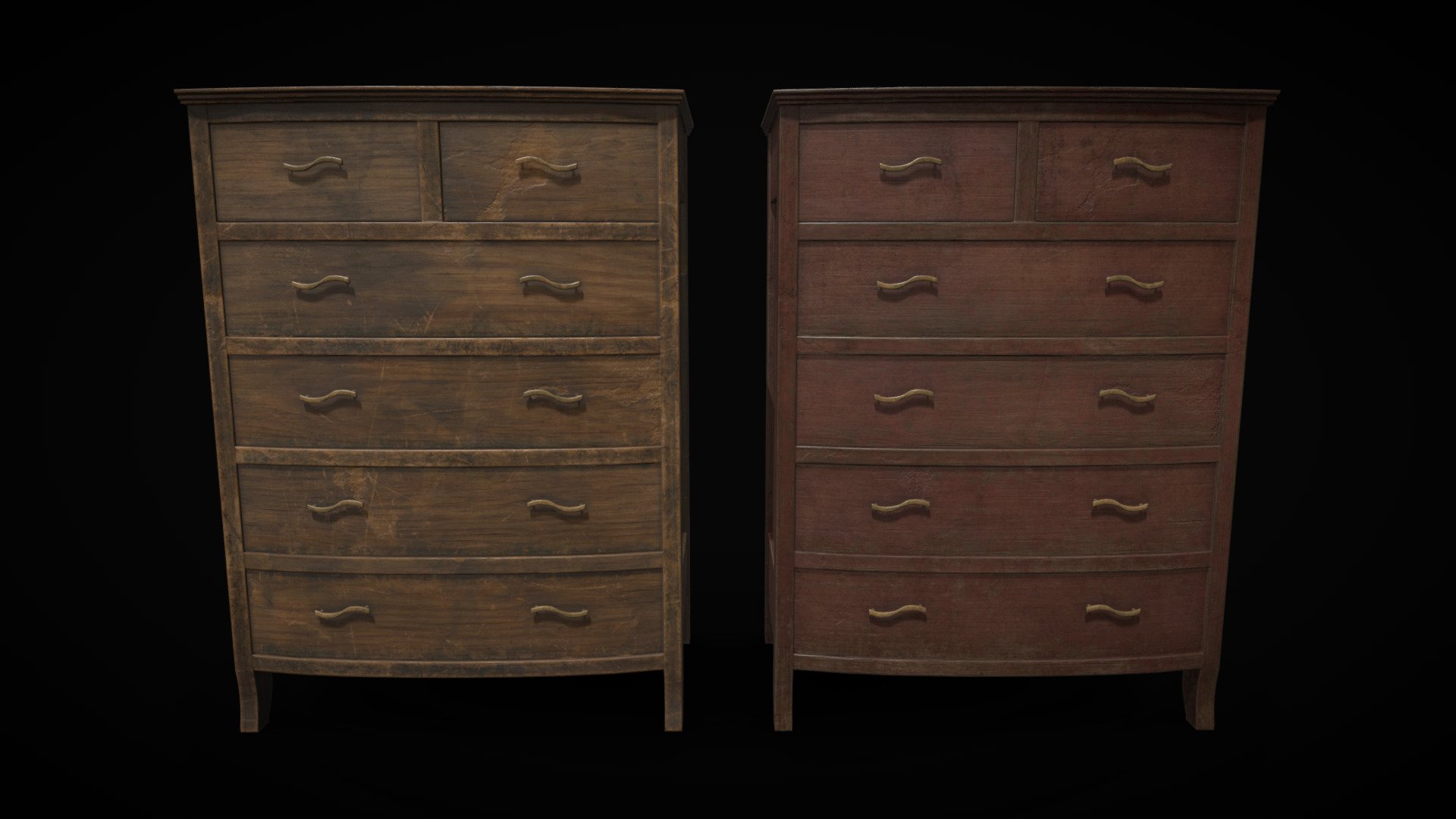 Old Dresser Buy Royalty Free 3D model by Caxtor [0151c04] Sketchfab