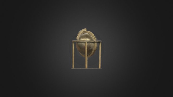 Brass celestial Sphere No. 67 3D Model