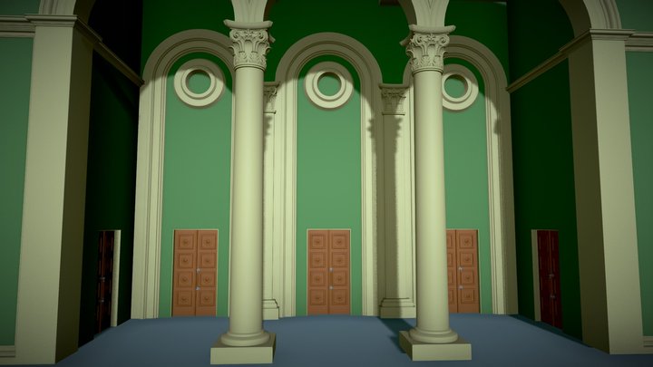 Theater 3D Model