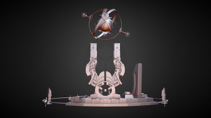 Torre De Energía 3D Model
