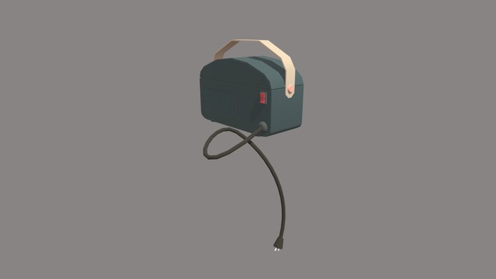 radio 3D Model