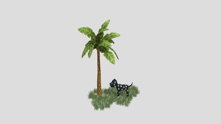 Dog 3D Model