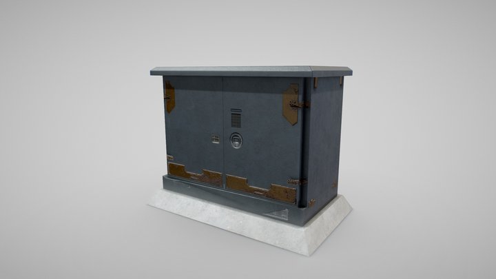 Electricbox (Blender/KitOps/Substance Designer) 3D Model