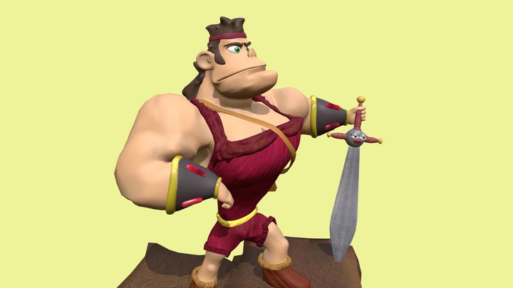 Dave el barbaro 3D Model