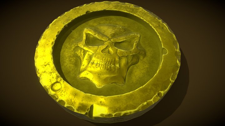 Pirate's Doubloon 3D Model