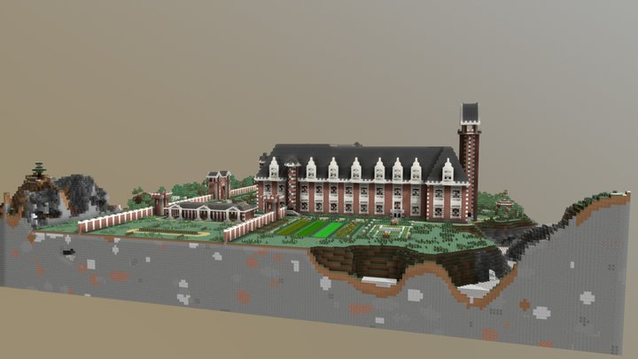 French Chateau 3D Model