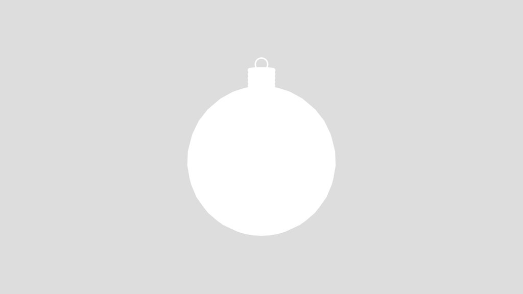 Blue Christmas Ornament Ball