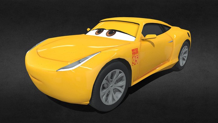 Cars 3 Driven To Win - Cruz Ramirez – Modello 3D gratuito STL